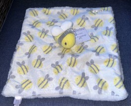 Dream Gro Bumblebee Baby Security Blanket Buddy Blankie Plush Lovey New 12” Sq - £15.97 GBP