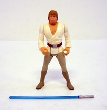 Star Wars Luke Skywalker Power of the Force Figure Exclusive Near Comple... - $4.45