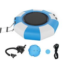VEVOR Inflatable Water Bouncer, 6.5ft Recreational Water Trampoline, Por... - $242.33