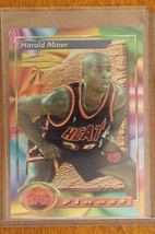 1993-94 Topps Finest Basketball Card #218 Harold Miner Miami Heat - £3.16 GBP