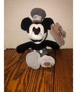 Millennium Disney 9&quot; Bean Bag Steamboat Willie Mickey Mouse With Tag - $20.51 CAD