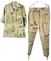 US Military Men&#39;s Combat Coat &amp; Trousers Desert Camo Camouflage BDU Size... - €42,46 EUR