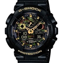 CASIO G-SHOCK GA-100CF-1A9JF Camouflage Series LIMITED Men&#39;s Black   New... - $132.86