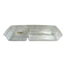 Longaberger 3 way treasures rectangular divided plastic protector Replac... - $14.01