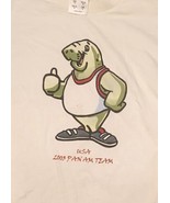 Vtg Adidas White Unisex Tshirt. 2003 Pan Am Team - $39.66 CAD
