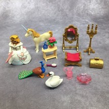 Playmobil 5892 Princess, Peacock, Swan &amp; Unicorn- Incomplete - £7.81 GBP