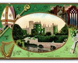 Multi View Kilkenny Castle Ireland St. Patricks Day Embossed DB Postcard... - $5.89