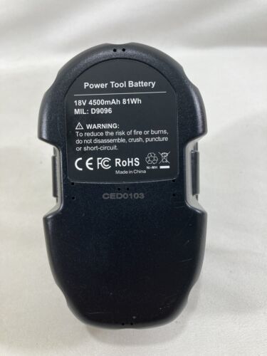 Power Tool Battery 4500 mAh 81Wh 18V MIL:DC9096 Generic - $18.26