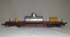 Vintage American Flyer No. 648 Center Depressed Flat Service Car w/ Link... - $20.00