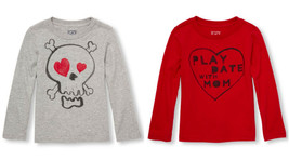 NWT The Childrens Place Boys Long Sleeve Valentines Day Shirt 12-18 18-24 M - £3.92 GBP