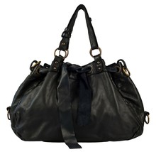 Black Super Soft Calf Leather Handbag Made In Italy - $89.99
