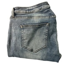 L&amp;M Black Label Denim Jeans Frayed Hem Distressed Wash Women&#39;s Size 18 - $18.69