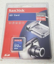 New SanDisk SD 512 MB Secure Digital Card (SDSDB-512-A11) Sealed 2007 - £17.61 GBP