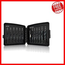 All-in-One 13-Piece Drill and Tap Bit Set - Black Oxide, Convenient Stor... - $49.46