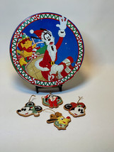 Disney Store Christmas "Cookie" Ornaments and Tin Set - Mickey, Minnie, Goofy, P - $25.00