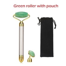 Color: GREEN JADE - Vibra Beauty Vibrating Gemstone Roller And Magical S... - $52.12