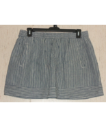 NEW WOMENS J. CREW STRIPED LINEN BLEND LINED PULL ON SKIRT W/ POCKETS  S... - €27,97 EUR