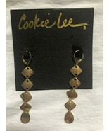 Cookie Lee Dangle Yellow Gold Earrings  NWT - $8.00