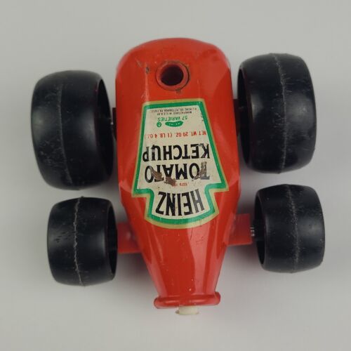 Buddy L Race Car Heinz Ketchup Bottle Made In Japan Incomplete Red Vintage Cool - $6.79