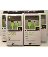 Set of 25, 3 FT. MICRO USB CABLE  MOBIL ESSENTIALS, SYNC AND CHARGE, MIC... - £23.35 GBP