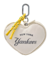 MLB Heart Pouch Mini Keyring New York Yankees Keychain Bag Accessory Cre... - $39.60