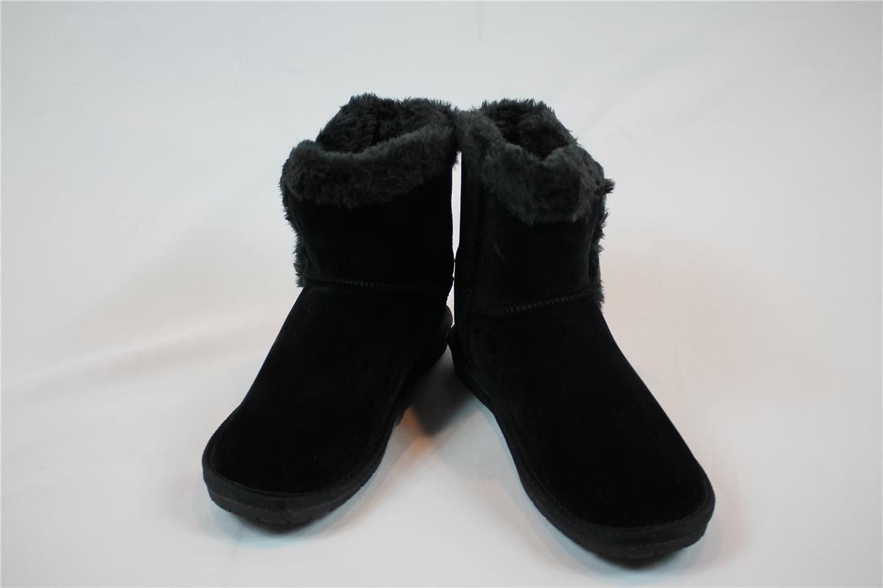 NIB Sugar Black Microfiber Ankle Cold Weather Boot 7 M - $46.54