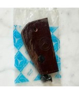 Vintage Mercedes-Benz Key Chain Jacket Case Burgundy Leather NEW Genuine... - $142.45