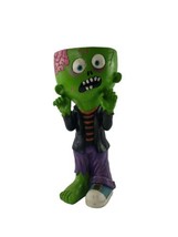 Toil and Trouble FRANKENSTEIN ZOMBIE Halloween Trick or Treat Candy Dish... - $59.35