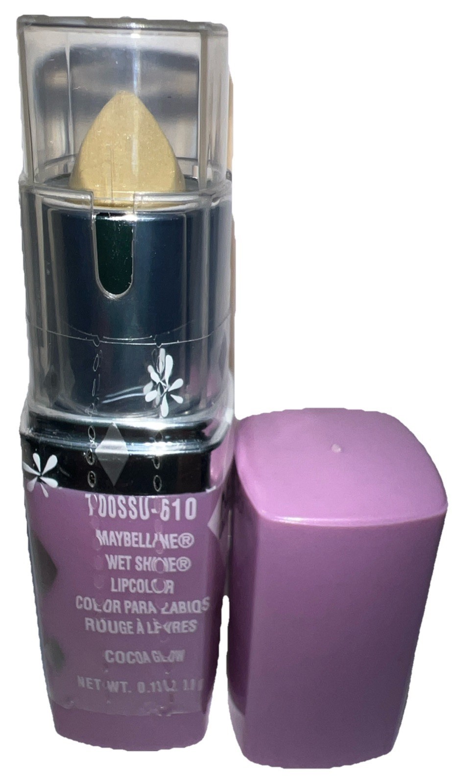Maybelline Wet Shine Diamonds Lipcolor #610 COCOA GLOW New/SealedRARE Se... - $19.79