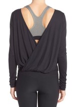 Nike Womens Dri FIT Drape Neck Top Size:Small Color:Black - £58.81 GBP