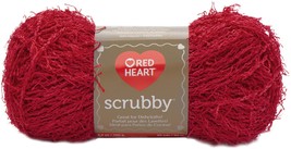 Red Heart Scrubby Yarn Cherry E833-905 - £16.65 GBP