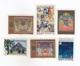 Austria, Set Di 6 Francobolli, MNH, AH 494 - $4.79