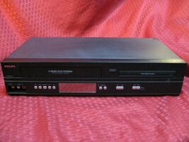 Philips DVP3345VB/F7 DVD VCR player Combo 4-Head Hi-Fi VHS  NO remote - $54.45