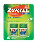 알러지 알레르기약 지르텍 (Zyrtec) 120정 한국직배송 (개인통관번호 메세지란에 기재필수) - $922.02 MXN+