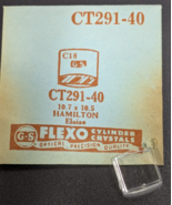 Germanow-Simon (GS) Flexo CT291-40 Watch Crystal For Hamilton Eloise 10.... - €11,16 EUR