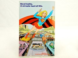American Honda Presents DC Comics&#39; Supergirl, Vintage DOT Safety Belt Campaign - £7.67 GBP