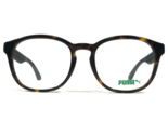 Puma Eyeglasses Frames PU00430A 009 Brown Suede Leather Tortoise 53-20-140 - $46.53