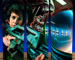 Aliens 80s Ripley &amp; Xenomorph on Nostromo SciFi Horror Cup Mug Tumbler - £15.49 GBP