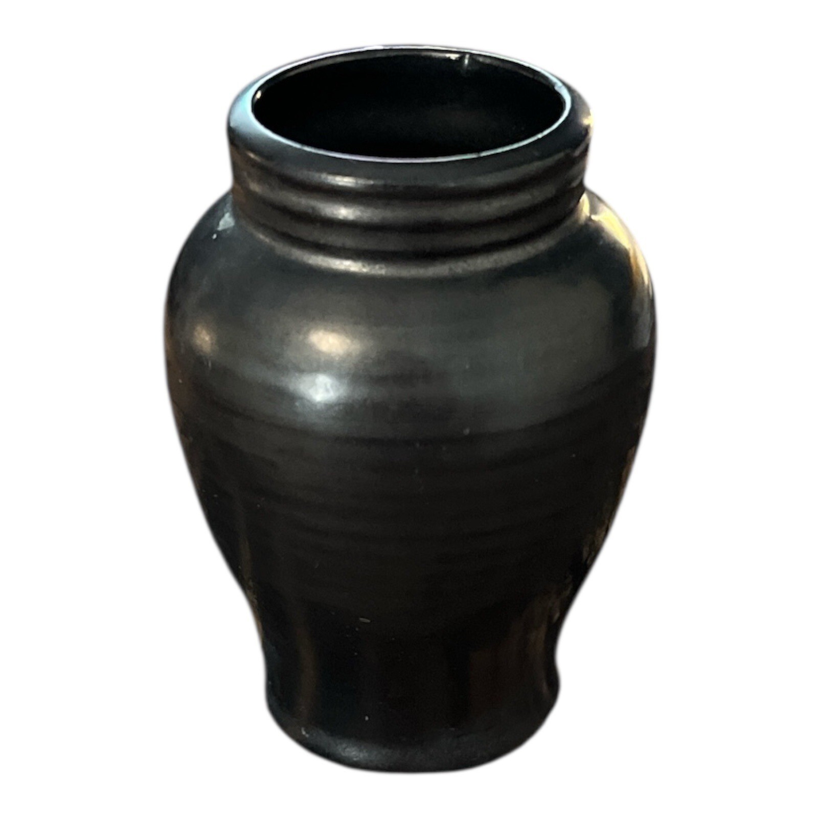 Vintage Handmade Studio Pottery Vase – Signed Erin K. Nash – 3&quot; Glazed C... - $20.00