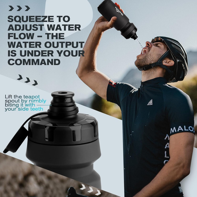 GXCROR Bike Water Bottle Holder with Bottle Combo, Lightweight, Durable & Secure Item image 6