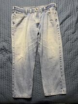 Carhartt Jeans Men’s Size 44x30 Blue B460 DVB Relaxed Fit Traditional Denim - $20.00