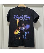 New Prince Purple Rain Black Shirt Men&#39;s S - $23.64 CAD