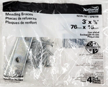 National Hardware Steel Mending Reinforcing Brace N226-787  3&quot; x 5/8&quot; Flat - $7.91