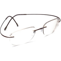 Silhouette Eyeglasses 7626 40 6062 7799 Titan Brown Rimless Austria 52[]19 140 - £70.78 GBP