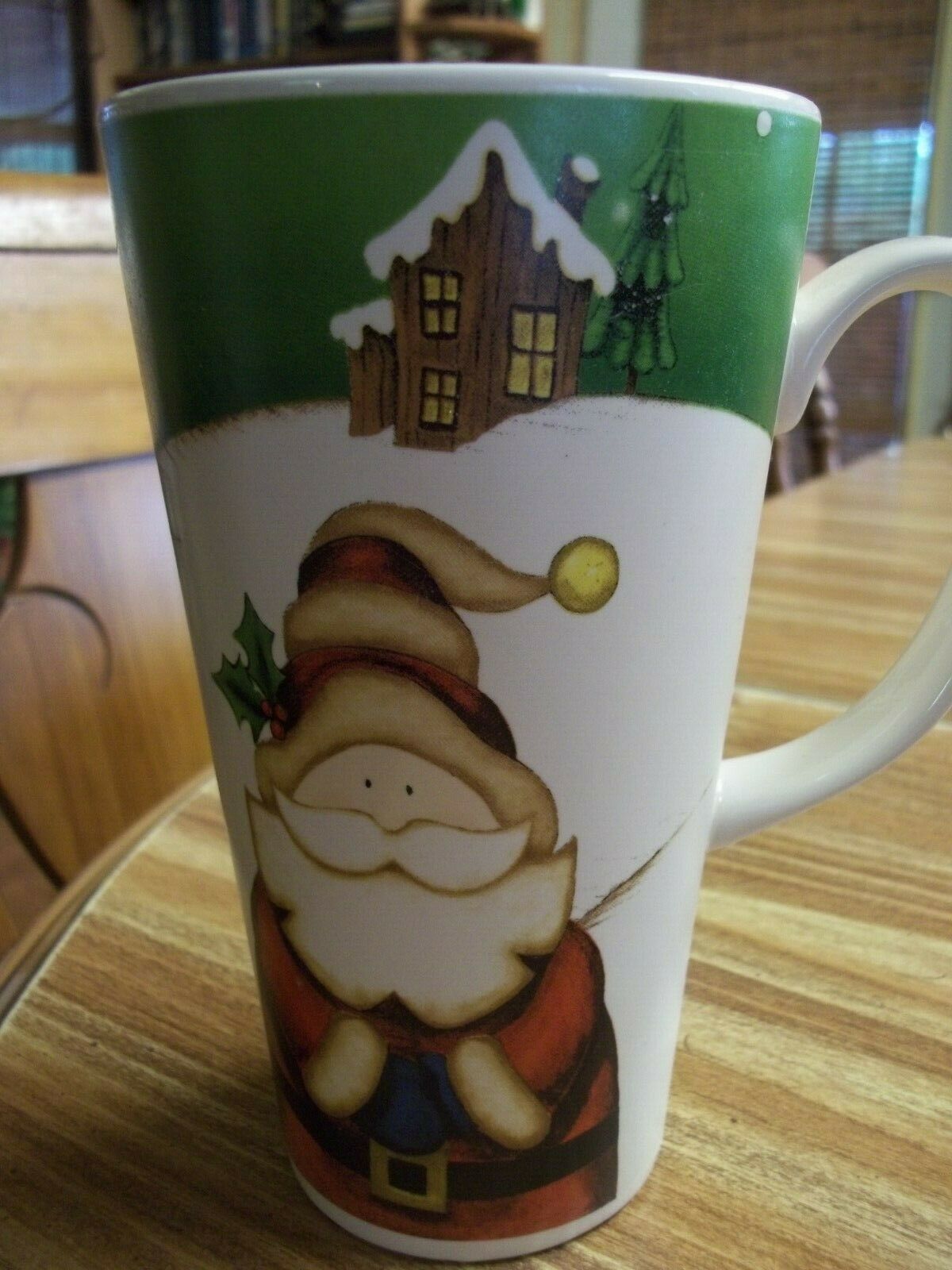 SANTA SNOWMAN Large Mug Stoneware  - $2.00