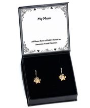 Fancy Mom Sunflower Earrings, All Moms Raise a Child. I Raised an Awesom... - $49.95