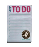 Knock Knock Crap to Do Jumbo Stickies Large Sticky Notes To Do List Line... - $8.89