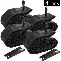4Pcs 20&quot; Inch Inner Bike Tube 20 X 1.75 - 2.125 Bicycle Rubber Tire Inte... - £26.58 GBP