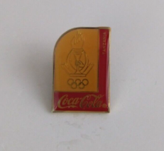 Tanzania Olympic Games &amp; Coca-Cola Lapel Hat Pin - $7.28