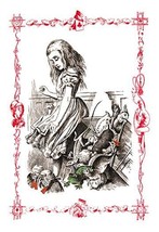 Alice in Wonderland: Alice Tips Over the Jury Box 20 x 30 Poster - £20.77 GBP